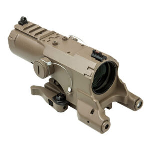 NcSTAR ECO 4X34 Scope w/Green Laser & NAV LED/ TAN