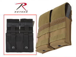 Double M4/AR15 Molle Magazine Pouch with Insert
