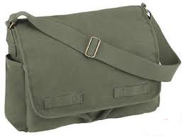 Rothco Heavyweight Canvas Classic Messenger Bag Olive Drab