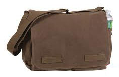 Rothco Heavyweight Canvas Classic Messenger Bag - Brown