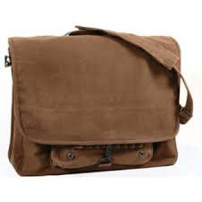 Rothco Vintage Canvas Paratroopers Bag in Brown