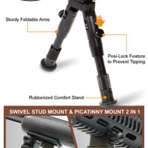 UTG Extra Low-Profile BiPod with Rail Mount
