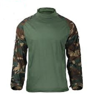 Rothco Combat Shirt Woodland Camo