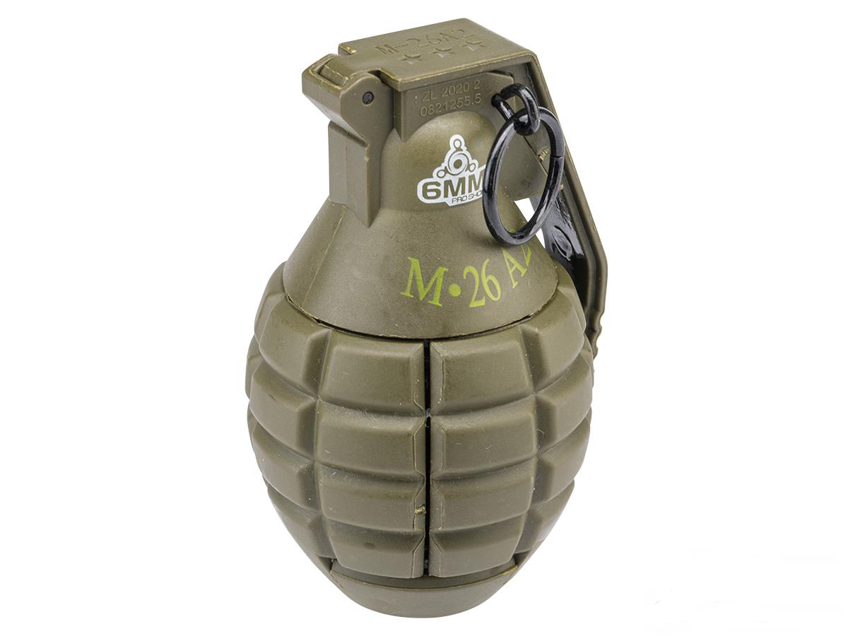 6mm ProShop M26A2 Airsoft MK2 Pineapple Mechanical BB Shower Simulation Grenade