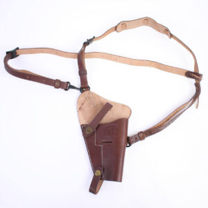 WWII US M7 Tankers Shoulder Holster Leather New Reproduction Brown